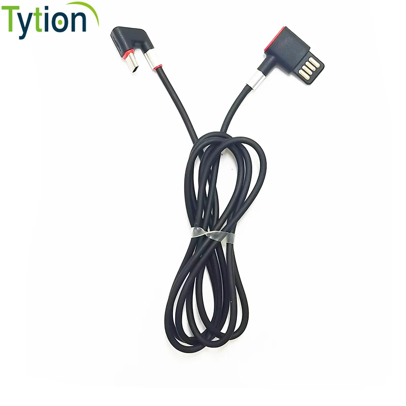 

90 degree elbow data cable Type C mobile phone tablet PC secondary screen cable copper wire 2.4A 1 m