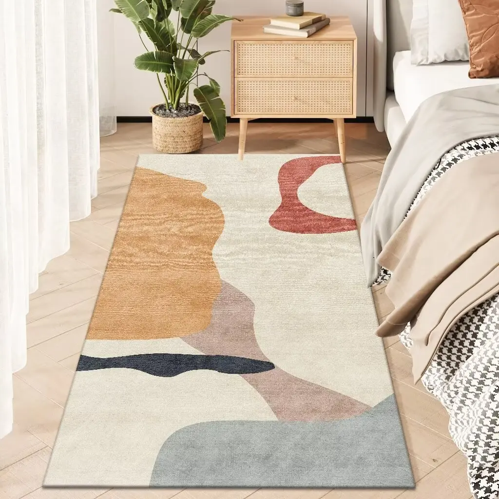 Роскошный ковер для спальни Современные Простые коврики украшения Мягкий