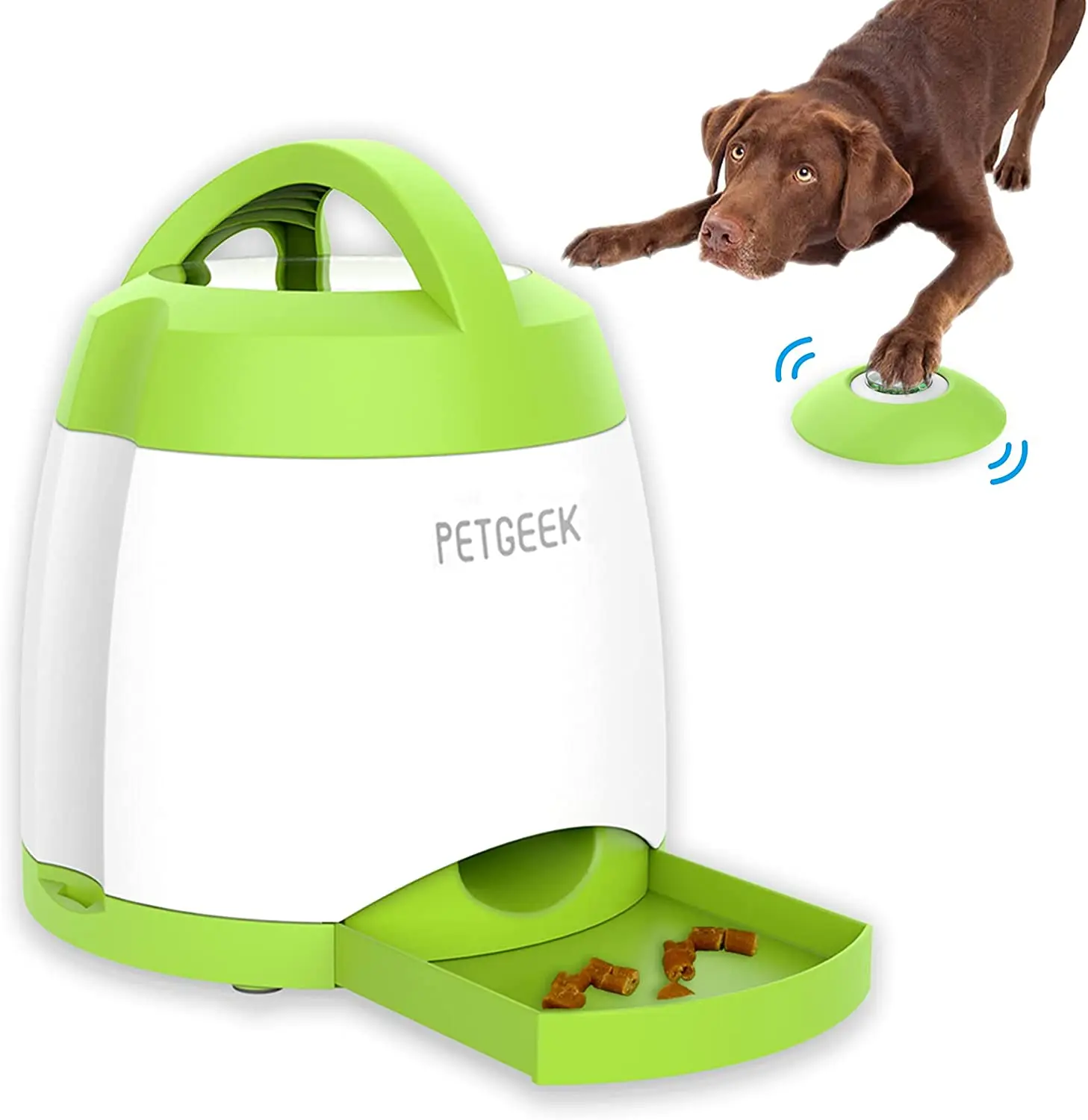 

Automatic Dog Feeder Toy Interactive Cat Dog Puzzle Toys Treat Dispensing Electronic Dog Food Dispenser for All Beeds