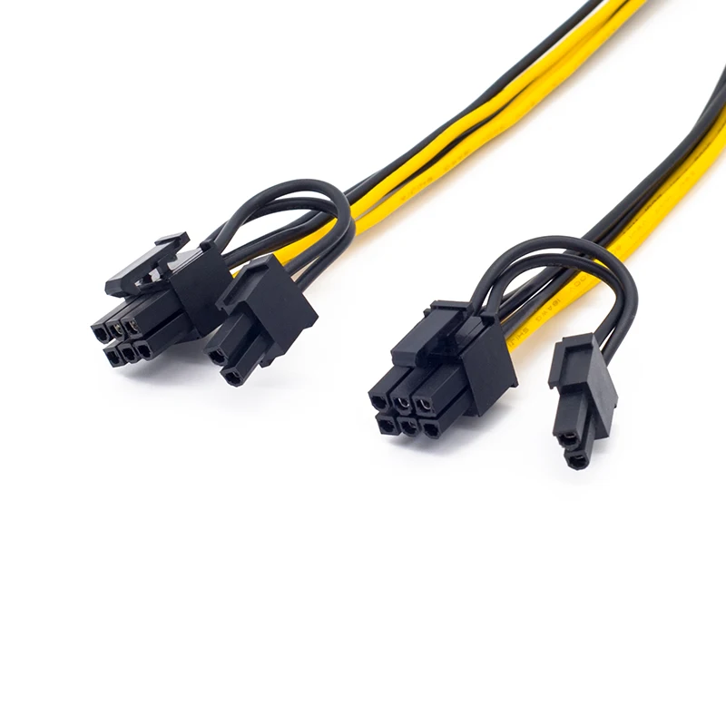 RGEEK EPS CPU 12V 8 Pin к Dual (6 + 2) PCIE адаптер питания кабель 20 см |