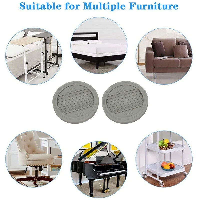 Акция! Стопперы для мебели 4 шт. колесные колпачки подходят всех пола и колес