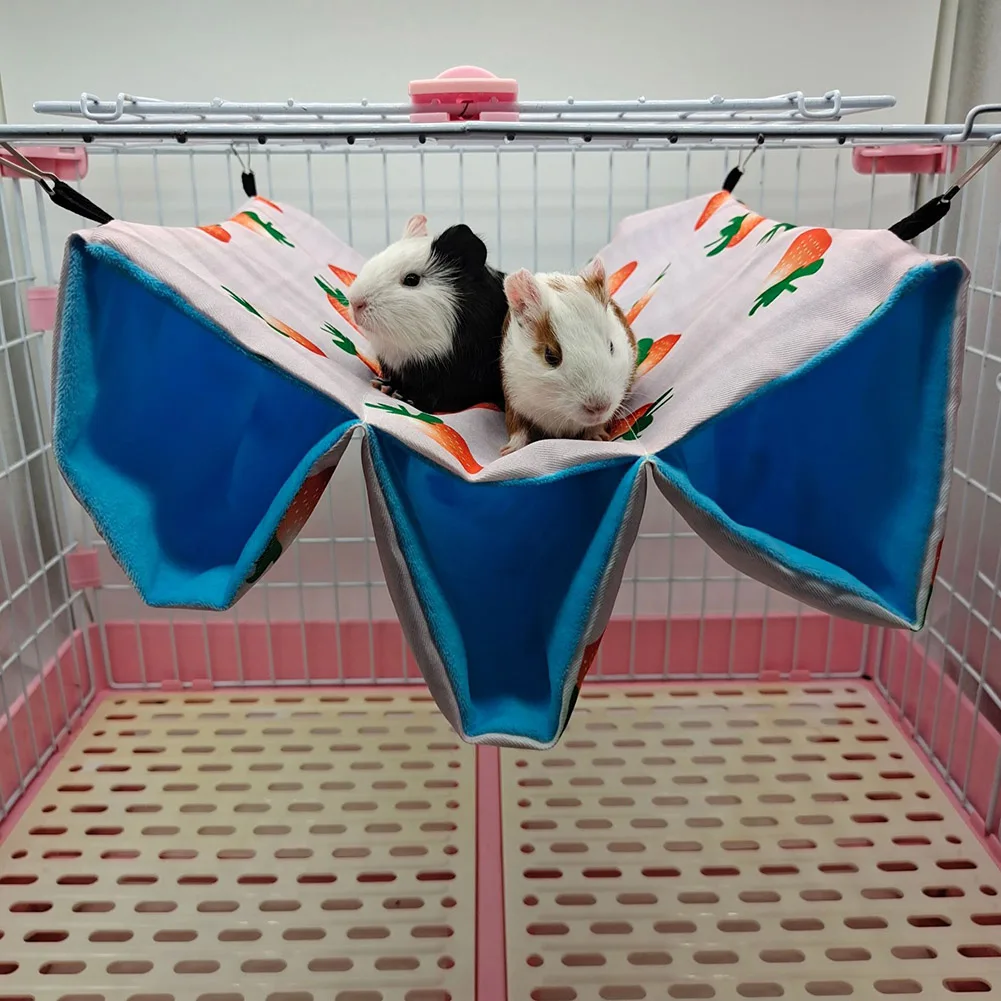 Гамак морской свиньи маленький гамак для домашних животных 3 канала 4 крючка