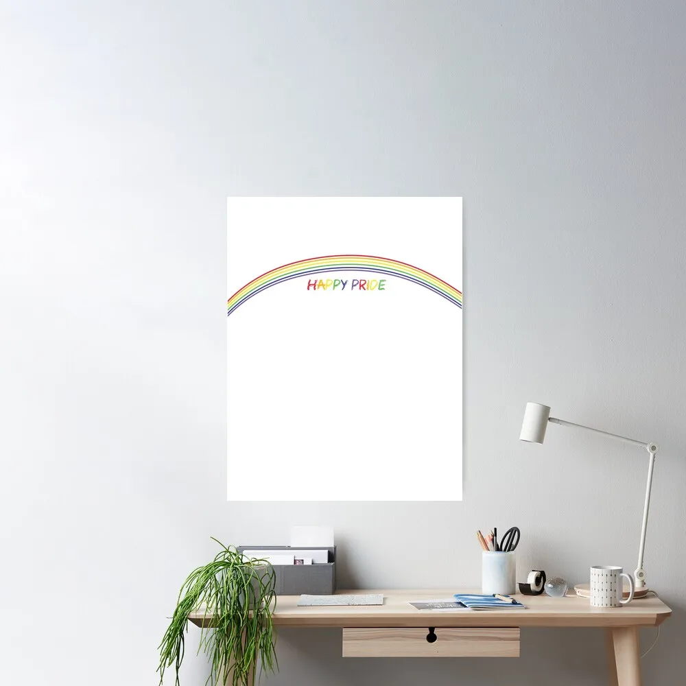 

Pride Poster Decor Modern Wall Print Room Vintage Home Art Mural Decoration Funny Painting No Frame