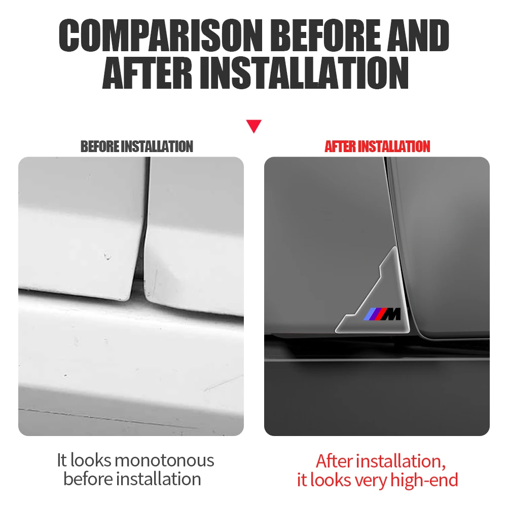wa silikonowa osłona antykolizyjna na narożniki drzwi samochodowych do BMW M2 M3 M4 E60 E70 E87 E90 X2 X3 X5 X6 G30