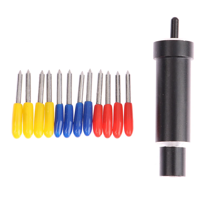 1 шт. держатель и 12 виниловых резаков с глубоким лезвием для изготовителя Cricut 3/Cricut