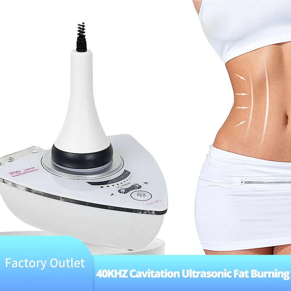 40KHZ Cavitation Ultrasonic Fat Burning Body Slimming Machine Lose Fat Massager Skin Tighten Anti-Wrinkle Beauty Skin Care Tool