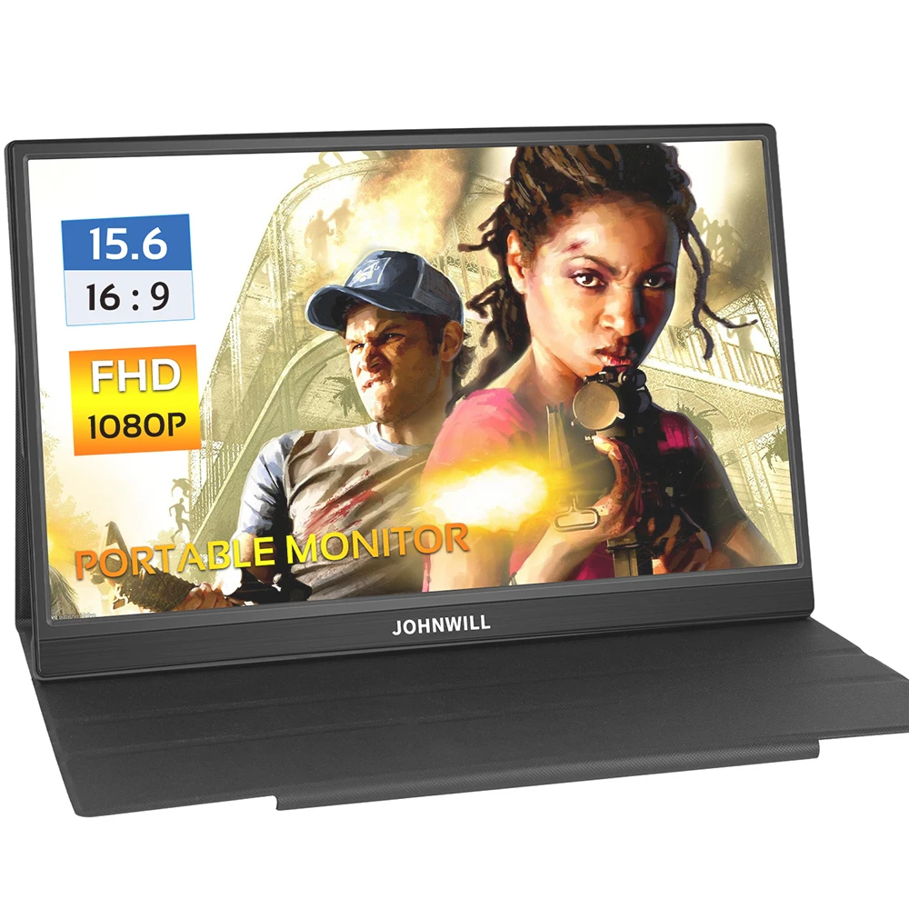 Ультратонкий портативный монитор FHD 15 6 дюйма 1080P Type C mini HDMI ЖК-дисплей для Nintendo Switch