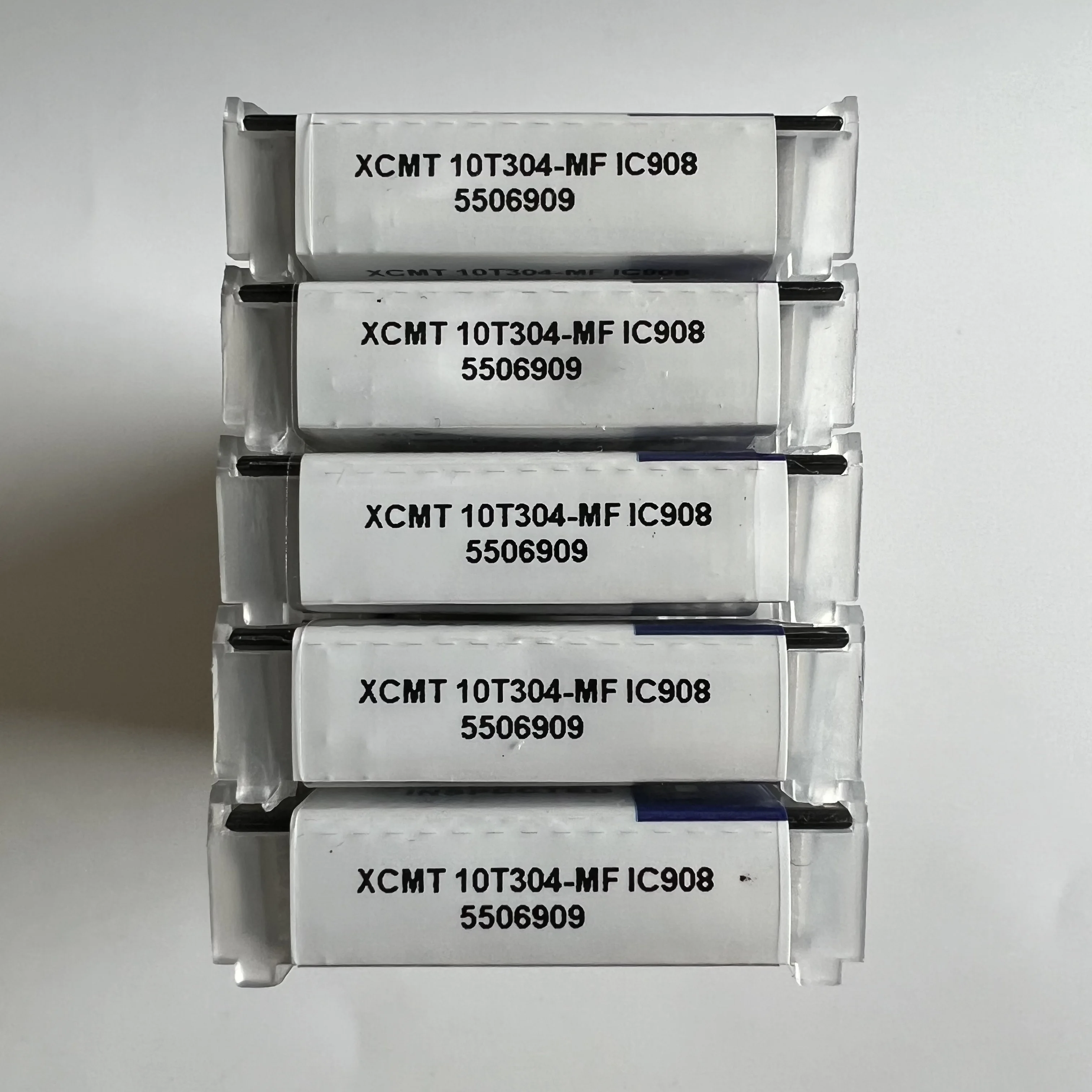 Фото Металлорежущие пластины для точной обработки XCMT10T304-MF IC908/XCMT10T308-MF IC908/XCMT050204-MF IC908/XCMT060204-MF IC908 №1