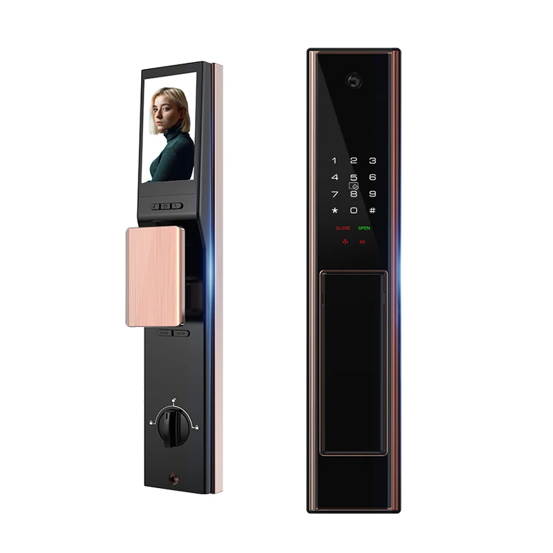 

New Waterproof Design Smart Door Lock 2022 Surveillance CameraVisible Smart Password Lock Fully Automatic Fingerprint Locks