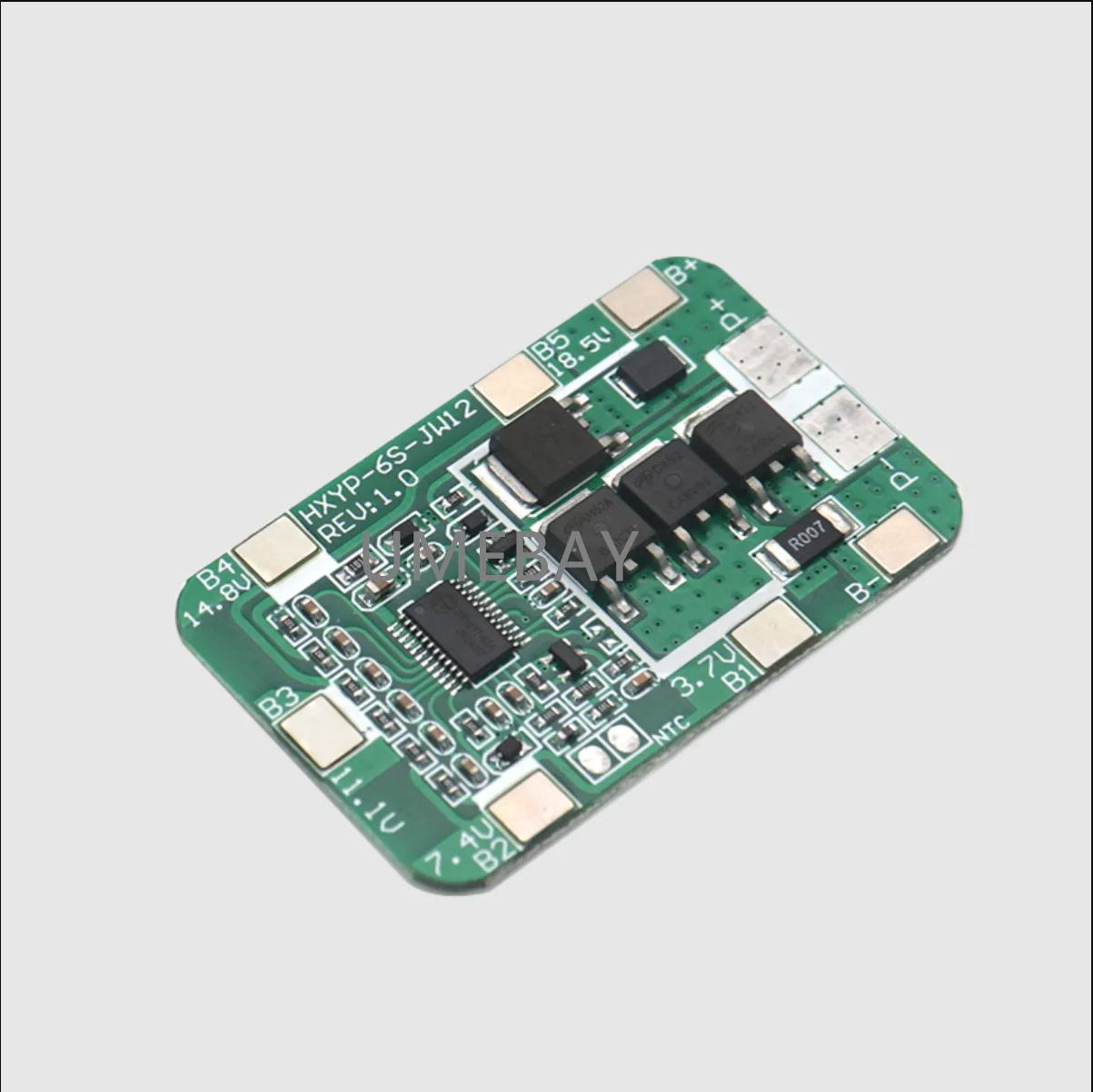 

10PCS 6 series lithium battery protection board with balanced 22.2V/25.2V18650 battery balanced protection board 14A current