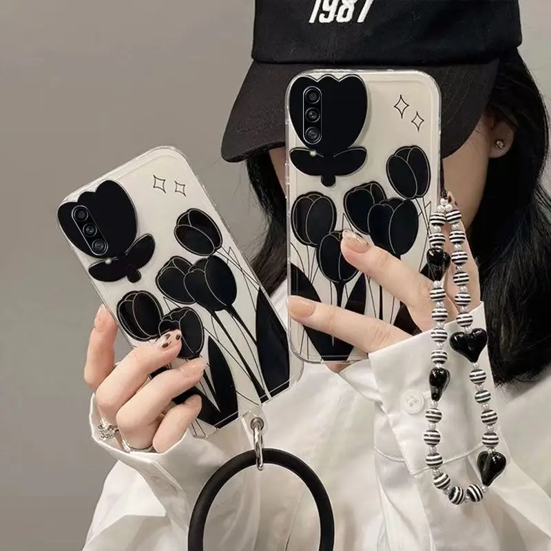 

Suitable For Samsung Galaxy A90 5G Phone Case Anti Drop Soft Shell Full Package Fashion Women'S High Appearance