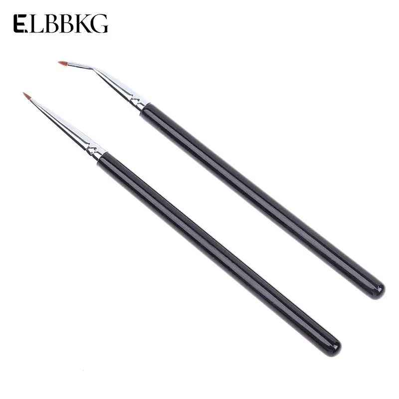 

1PC Bend Head Eyeliner Brush Women Fine Liner Beauty Tool Eye Detail Makeup Brush Under Eyes Tear Trough Concealer Brush