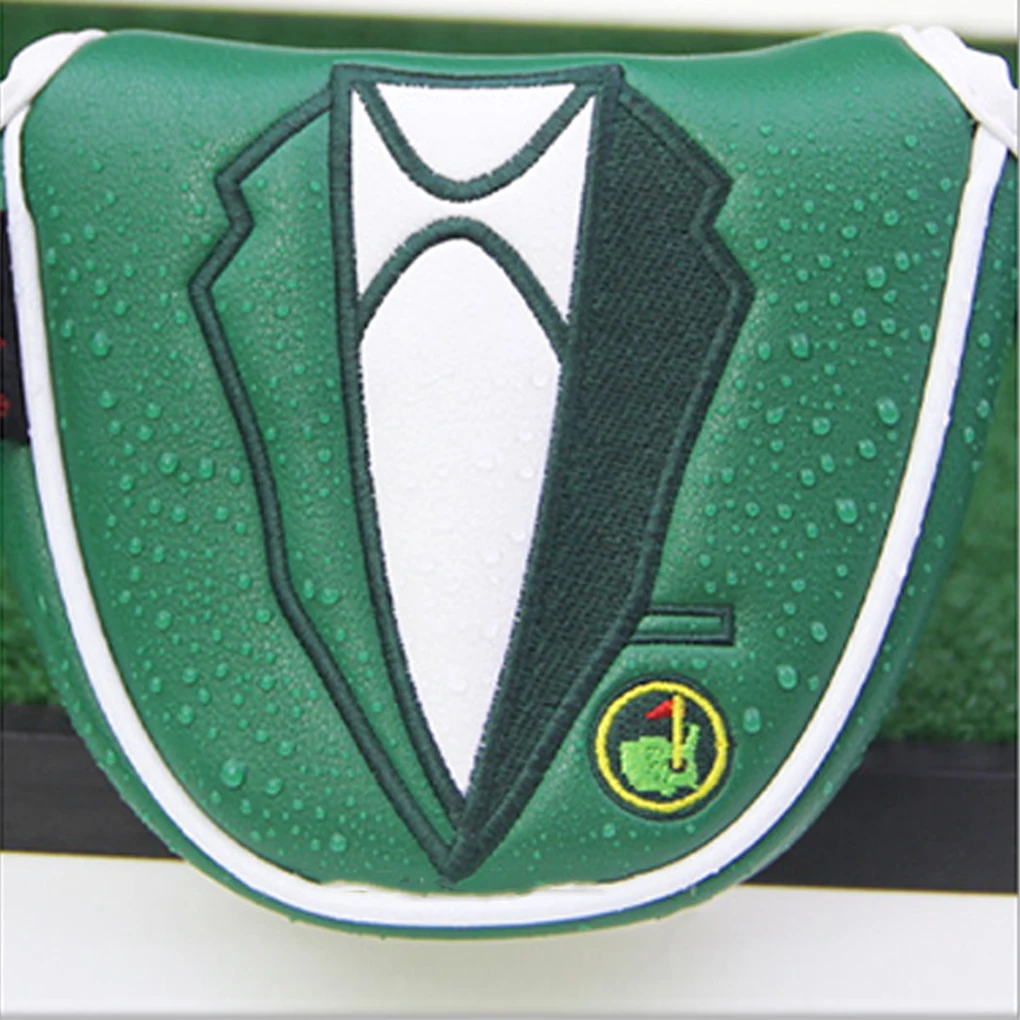 

Putter Cover Green Jacket Professional Sport Parts Simple Style Semicircle Golf Head Covers for Protecting Pole