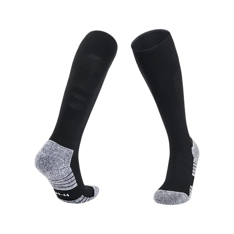 Summer Football Stockings Male Their Towels Bottom anti-slip Socks Male Sweat Absorption Movement knee-high Socks Soccer Socks