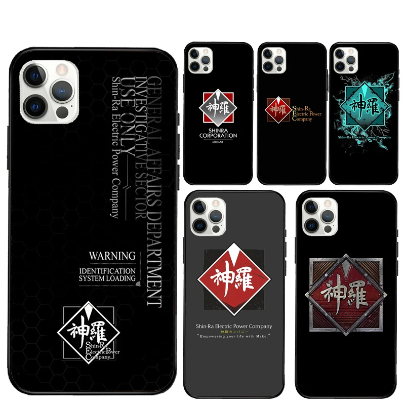 Фото Чехол для телефона Shin Ra Fantasy Final для iPhone 16 Pro Max 11 12 13 Mini 14 15 Pro Max XR 15 16 Plus 16e Cover Coque №1