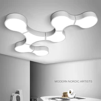 modern led ceiling lights for indoor lighting plafon led cells shape ceiling lamp fixture for living room bedroom luminaria teto