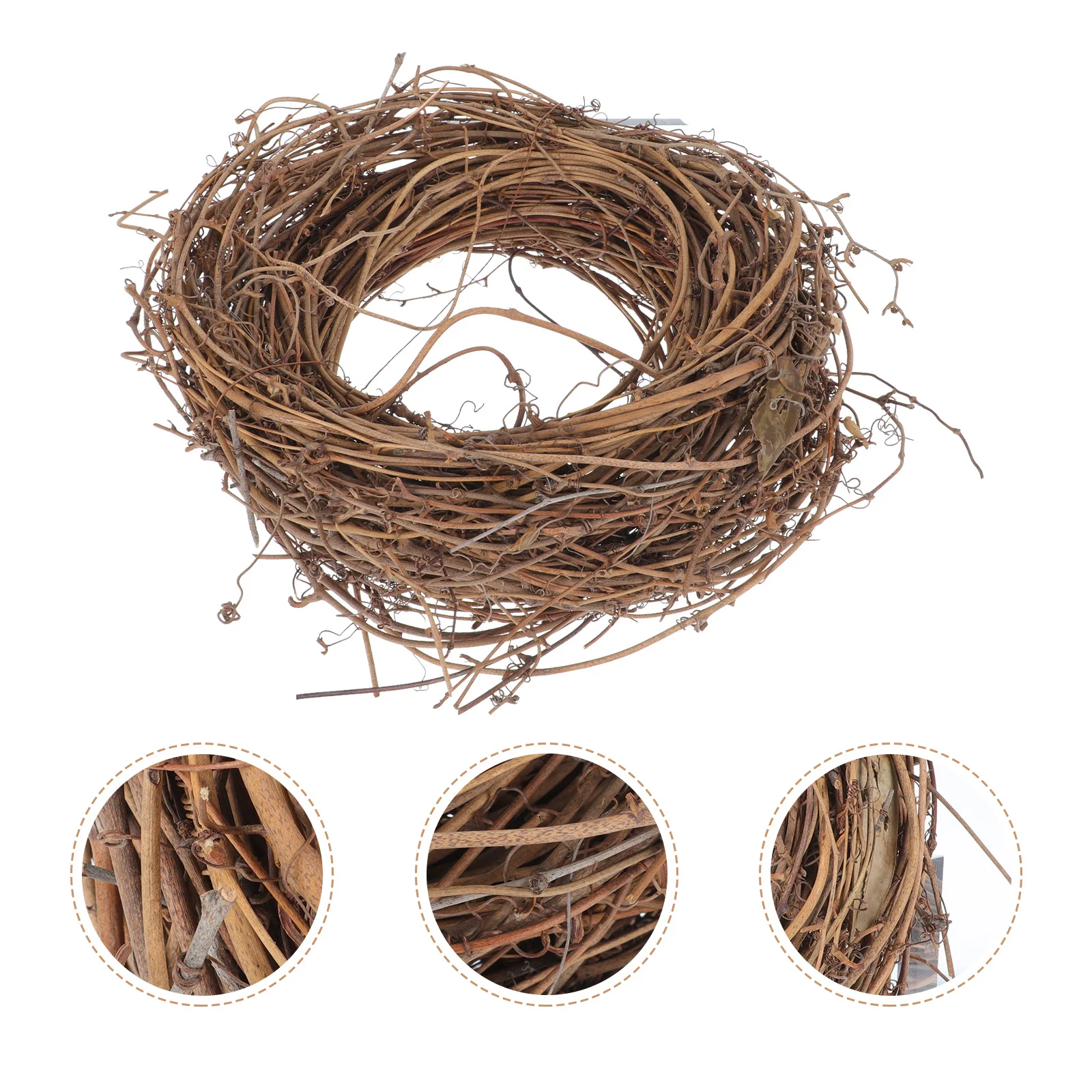 

1Pc Wreath DIY Rattan DIY Rattan Ring Garland Rattan DIY Wreath Rattan Wreaths for Crafts Rattan Wreath