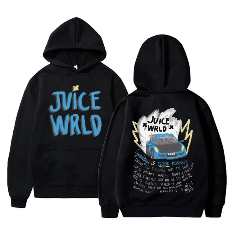 

Rapper Juice Wrld Goodbye & Good Riddance Music Album Hoodie Men's Hip Hop Fashion Sweatshirts Male Oversized Hoodies Streetwear
