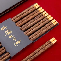 10pairs chinese natural wooden chopsticks non slip without lacquer wax healthy sushi sticks japanese wand tableware chopsticks