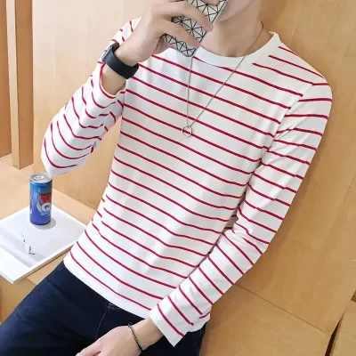 

Men's Bottoming Shirts Men's Casual O-Neck Spring and Autumn Retro T Shirt Best Seller Casual Tops Men's T-shirts