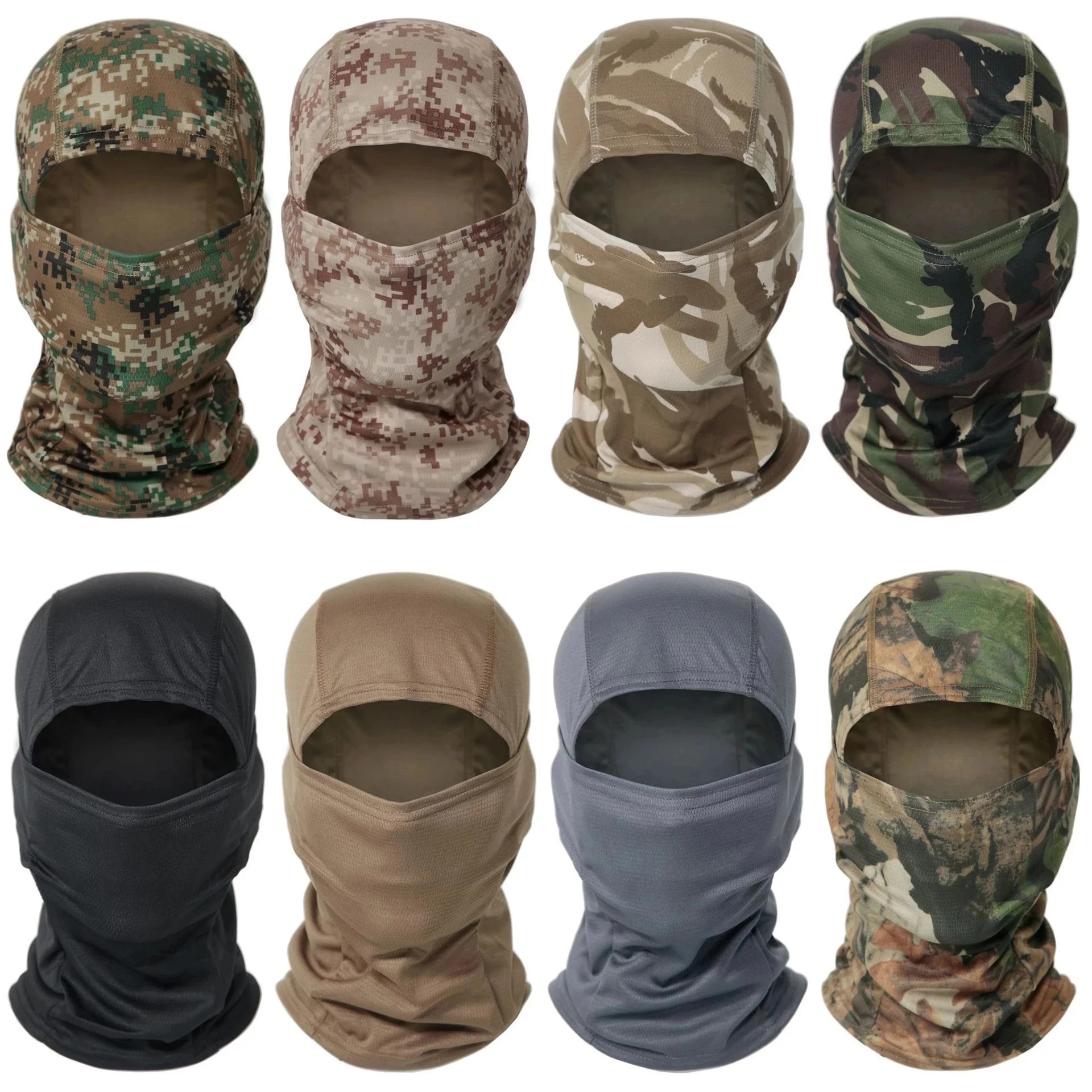 

2022 Camouflage Balaclava Full Face Scarf Ski Cycling Full Face Cover Winter Neck Head Warmer Tactical Airsoft Cap Helmet Line