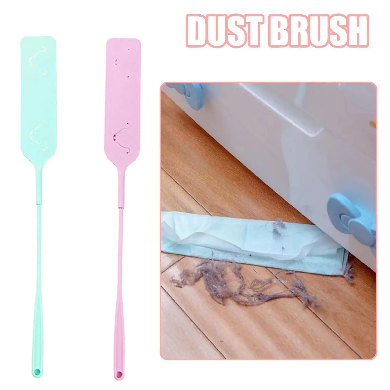 

Detachable Cleaning Gap Non-woven Dusting Brush Long Handle Mop Sweeping Artifact Bed Bottom Gap Cleaning Brush For Sofa Be K5Y2