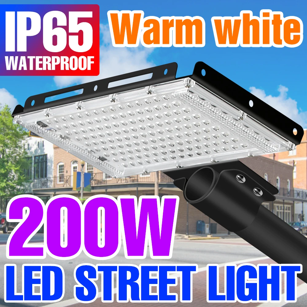 

Outdoor Spotlight LED Street Light 200W Wall Lamp 220V Led Flood Light Garden LED Reflector Waterproof Bulb for Patio Path Yard