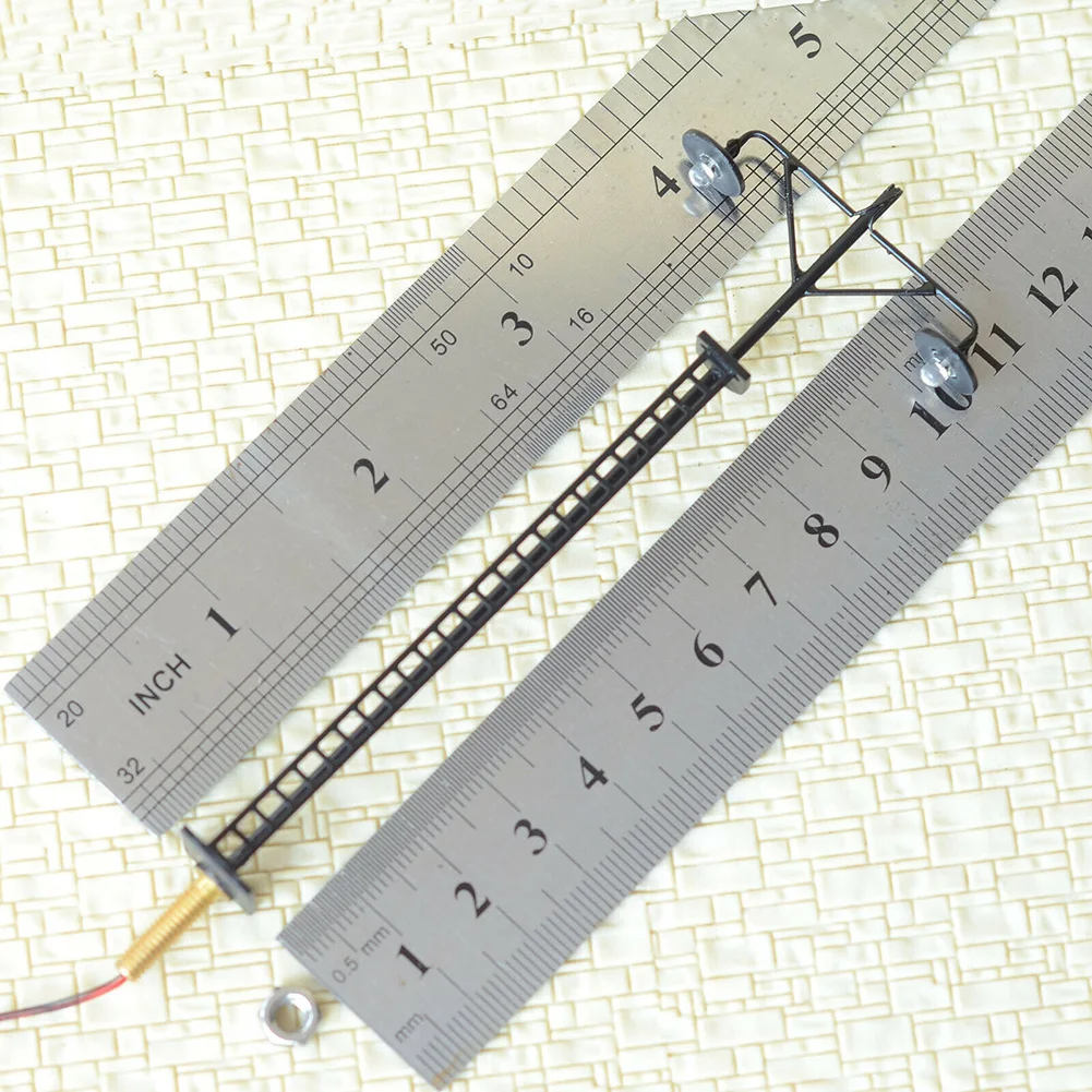 

LED Lights Yard Lights 4x Lights 4x Resistors HO Scale Hobbies LED Lamps Metal Body Models Toys 20mA 3V DC 4 Set