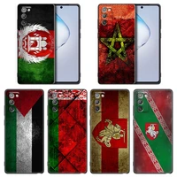 phone case for samsung note 8 9 10 m11 m12 m30s m32 m21 m51 f41 f62 m01 silicone case cover belarusian flag warrior