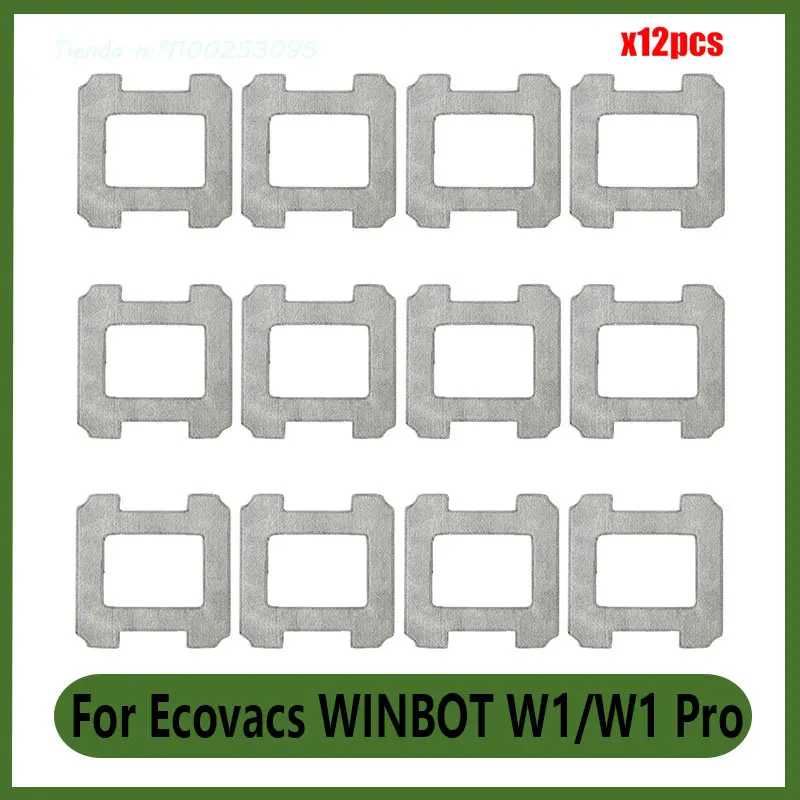 

Washable Mop Pads Replacement For Ecovacs WINBOT W1/W1 Pro Window Vacuum Cleaner Mop Cloth Spare Parts Mop Rags Accessories