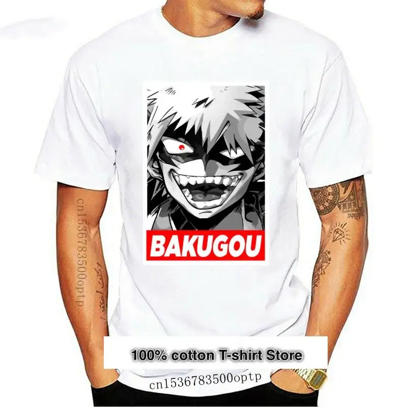 

Camiseta de Bakugou katsuki para hombre y mujer, camiseta nueva