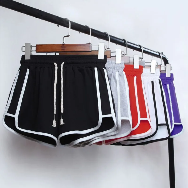 Женские шорты пляжные спортивные полосатые быстросохнущие дышащие тонкие