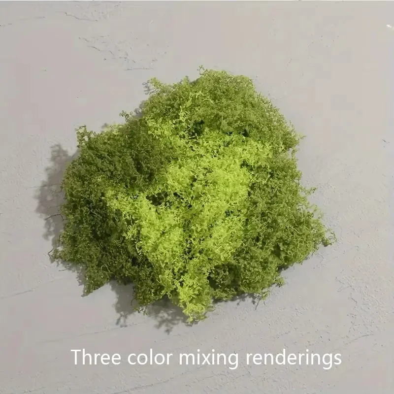 

Искусственные зеленые растения мох 20г