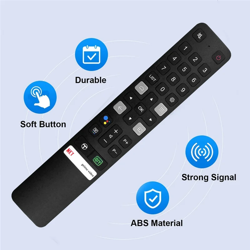 Фото A29F-замените RC901V FMR6 пульт дистанционного управления для TCL 4K LED Android Smart TV 65P725 55C716 50P715 65P615 №4