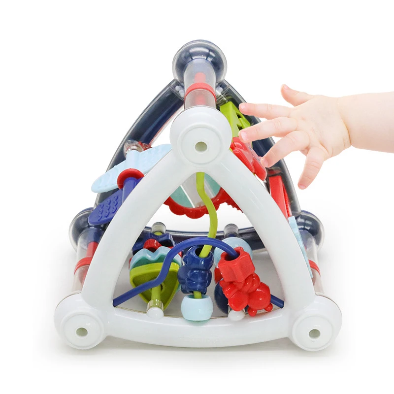

Flip The Tripod To Exercise The Baby‘s Hands-on Ability Baby Color Cognition Early Education Intellectual Toys