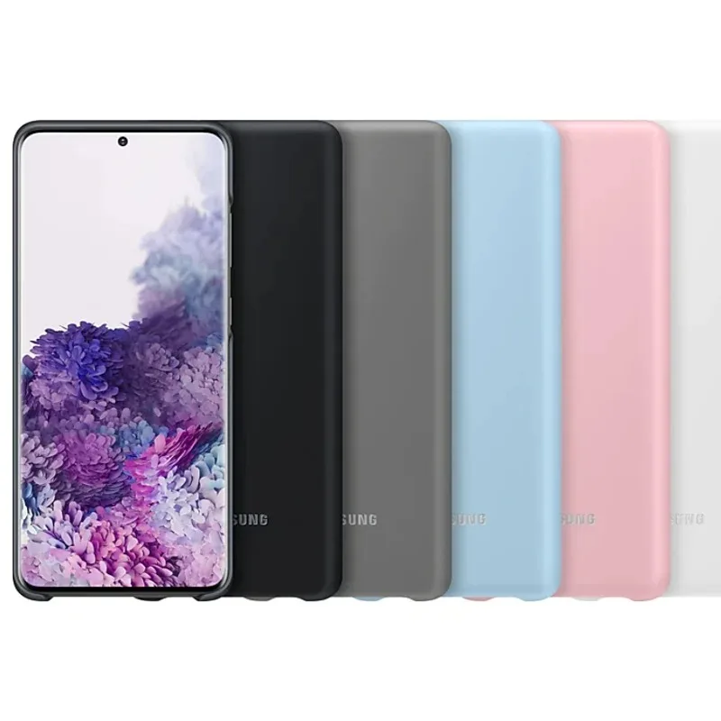 Умный светодиодный чехол для Samsung Galaxy S20 + Ультра светодиодная задняя крышка с