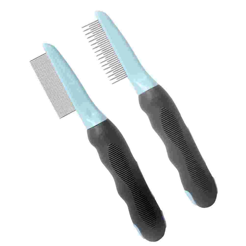 

1 Set Dog Flea Removing Comb Pet Grooming Comb Pet Beauty Comb Long Handle Hair Remover Comb