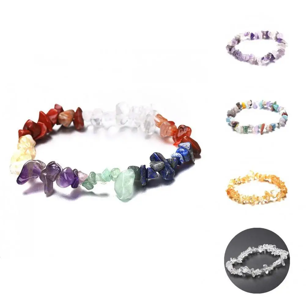 Classic Stretchy Bracelet Beautiful Gift Irregular Shape Stone Bracelet Women Bracelet Charm Bracelet