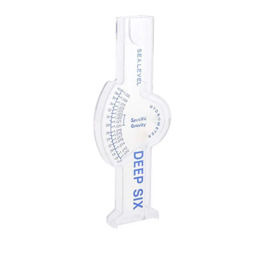 

Гидрометр высокой точности для морской воды, автоматический портативный гидрометр для аквариума, прозрачный профессиональный измеритель соленой воды