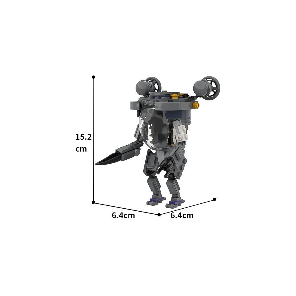 Конструктор MOC Marguerite Maida's P.R.A.W.N Детский конструктор Subnautica бесшовный автомобиль