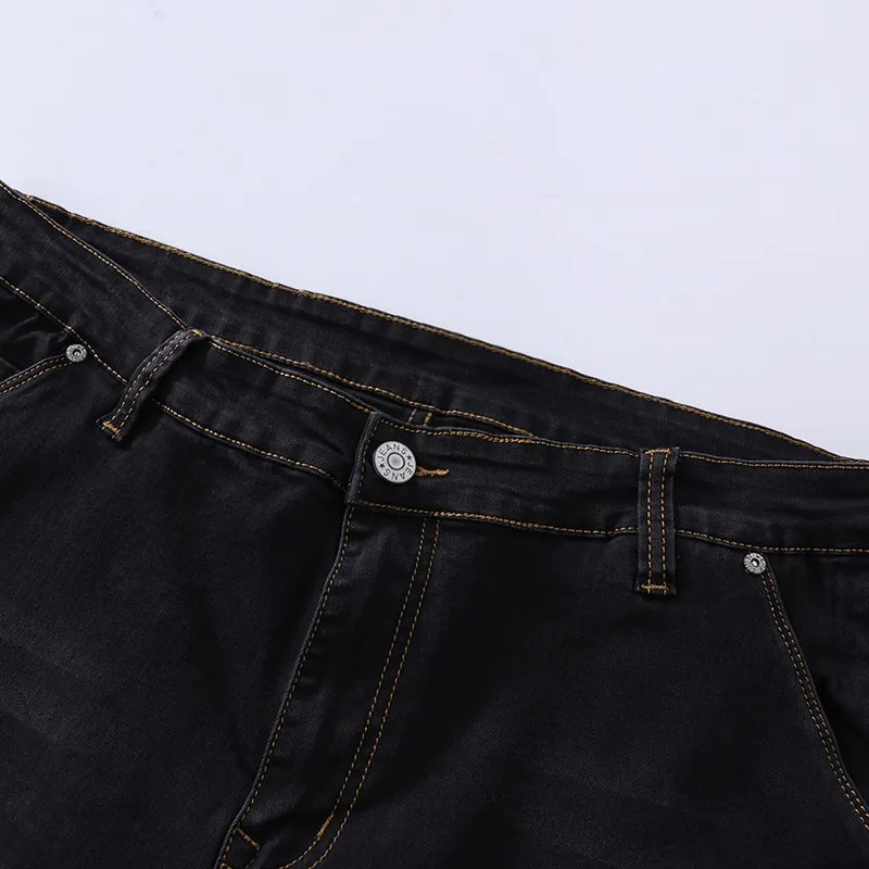 2023 Changshu Baishenghu Oversize High Waist Loose Trousers Husband Jean Plus Size Male Denim Pants