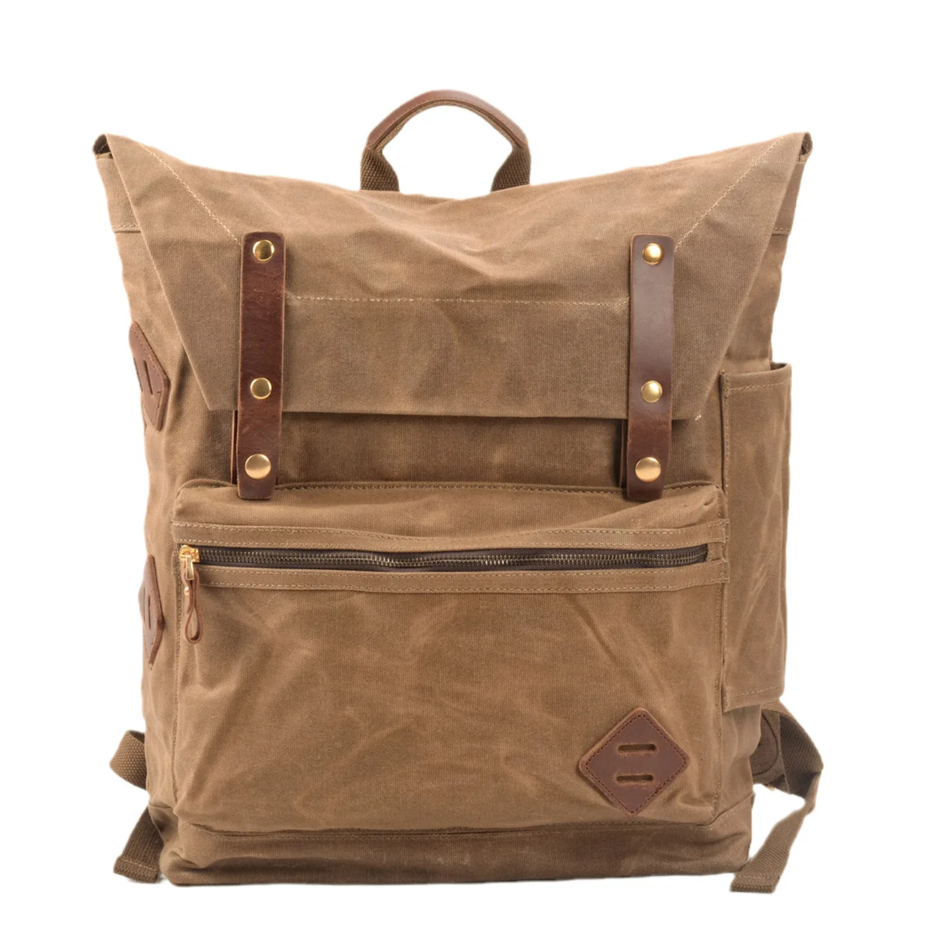 

Canvas Laptop Backpack Travel Backpack Rucksack for Men Women School College Bookbag Fits 15.6" Laptop