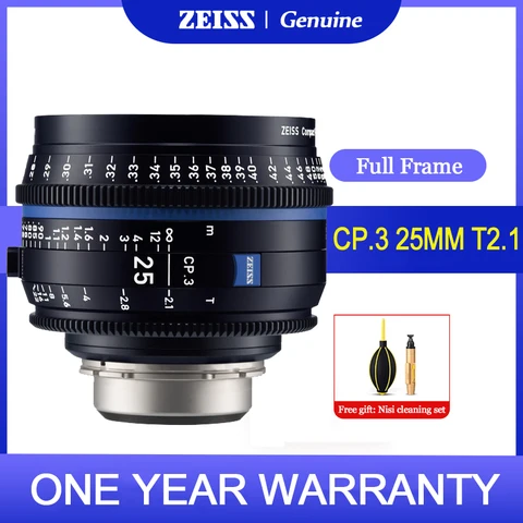 ZEISS CP.3 25 мм T2.1 компактный премиум кинообъектив для Canon EF/MFT/PL/Nikon F/Sony E Mount Cameras