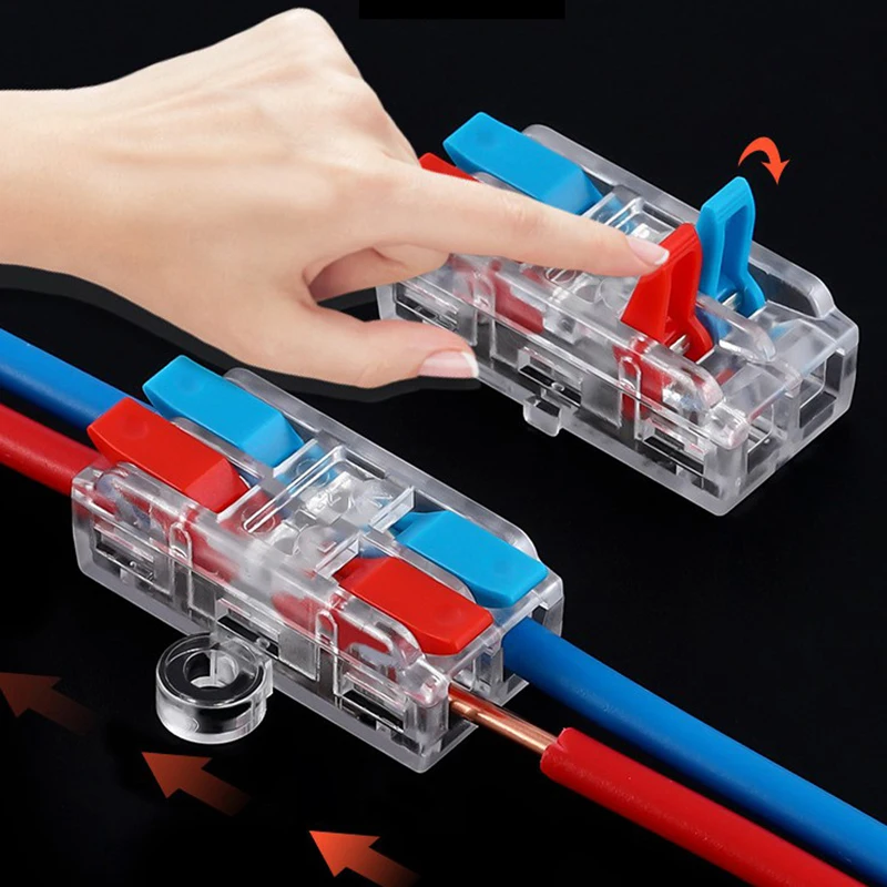 

Quick Splitter 2 In 2 Out 3 In 3 ut Wire Connector Universal Wiring Cable Connector Conductor Terminal Block