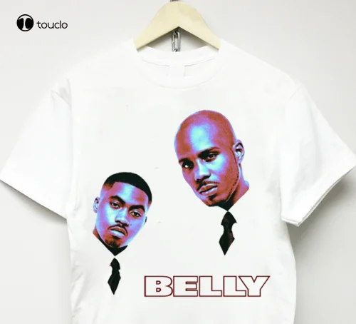 

Dmx Nas Belly Movie T-Shirt Vtg Rap 90S Custom Aldult Teen Unisex Digital Printing Fashion Funny New Xs-5Xl