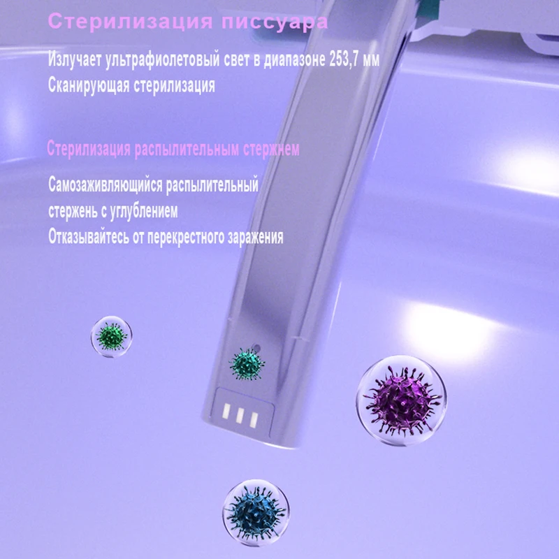 Фото Ультрафиолетовая стерилизационная лампа 820F, термостатическое интеллектуальное сиденье для унитаза №5