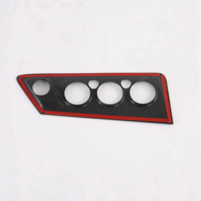 Углеродное волокно ABS передняя приборная панель автомобиля кнопка переключателя