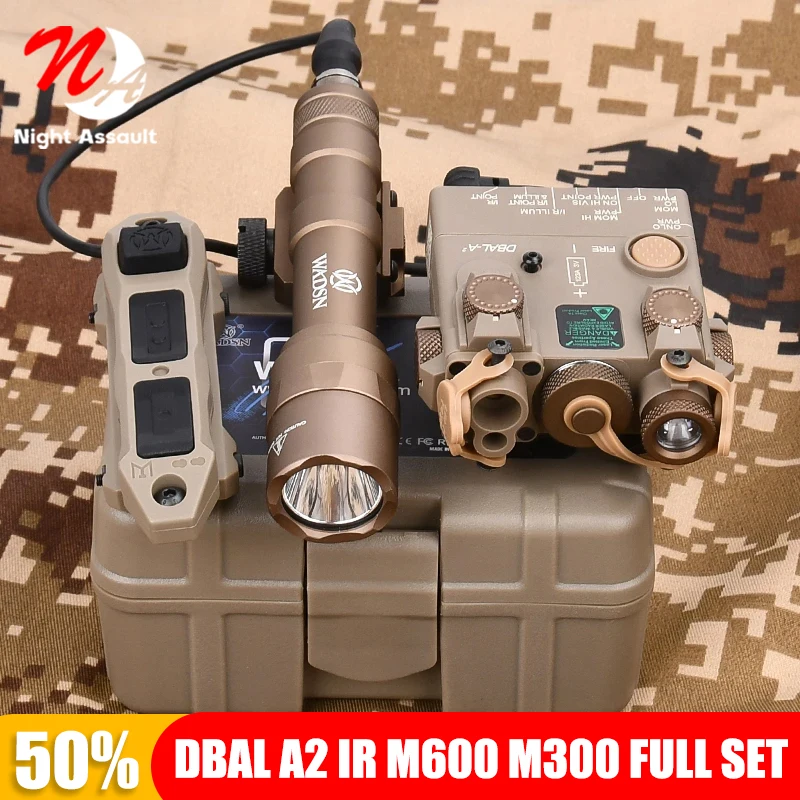 Фонарик для охоты с инфракрасной точкой 600 люмен M600U