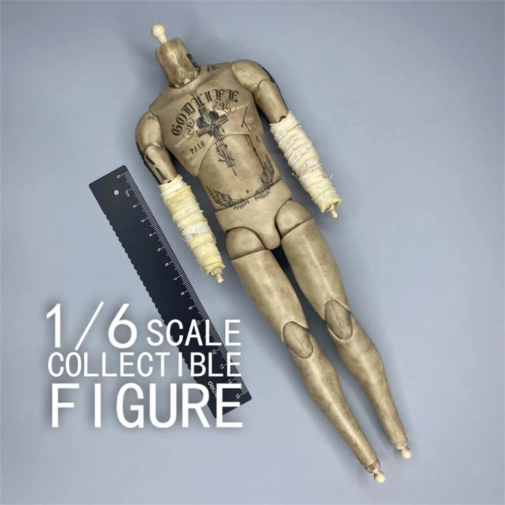 

1/6 UNDERVERSE UV Hair Anger Essene Version JC Jesus Tattoo Body Action Figure For Fans DIY