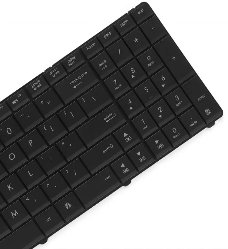Сменная Клавиатура для ноутбука ASUS n53 k54l x55 x55u x55a x54c x54h x54hy x54xb x55vd x55c r500 f55 f75 черная